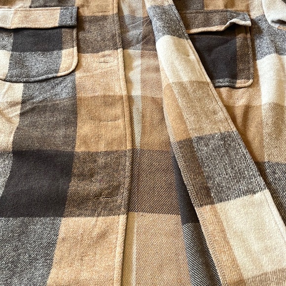 Plaid oversized shirt jacket - Picture 7 of 7